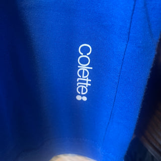 KITH × colette NYC限定 T-shirt  キス コレット 半袖 ブルー ボックスロゴ Tシャツ M サイズ【ROYAL BLUE】