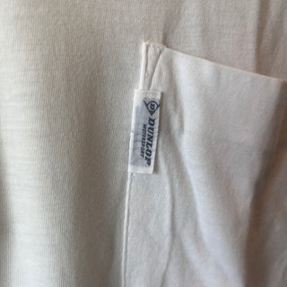 DUNLOP HENRY NECK T-SHIRT ダンロップ　ヘンリーネック Tシャツ 【White】
