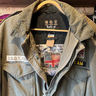 Vintage “barbour" military M-65 jacket Barbour INTERNATIONAL Steve McQueen バブアー ミリタリー  M-65 ジャケット バブアー インターナショナル スティーブ・マックイーン