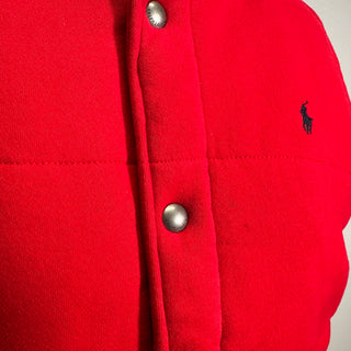 Vintage “ Ralph Lauren ” Down Puffy Tartan Lined Fleece Vest ポロ ラルフローレン ベスト