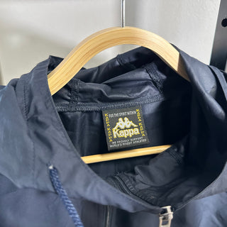 Vintage Kappa Quarter Zip Nylon Track Pullover Jacket [ Navy ] カッパ ハーフジップ ナイロン トラック ジャケット