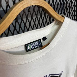 DISCUS ATHLETIC NYU ディスカスアスレチック ニューヨーク大学 ビンテージ Tシャツ T-Shirt ［ WHITE ］