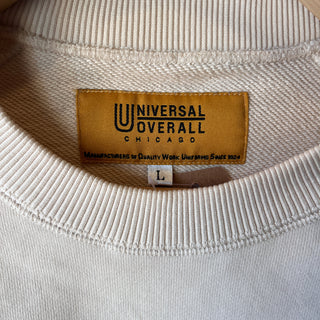 Universal Overall  Sweat ユニバーサル オーバーオール オフホワイト ヴィンテージ スウェット【BEIGE】