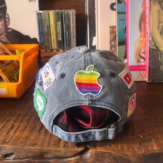 BURBERRY Fuck SNS CAP バーバリー リメイクキャップ【BLUE】