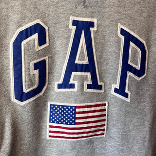 GAP USA PULLOVER PARKA GRAY  ギャップ 星条旗 プルオーバー パーカー グレー【GRAY】