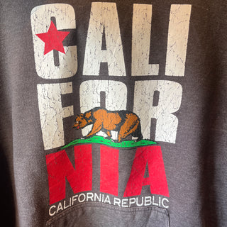 Vintage California Republic Hoodie parka カリフォルニア州 フード パーカー 【GRAY】