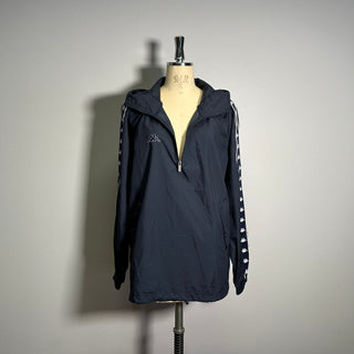 Vintage Kappa Quarter Zip Nylon Track Pullover Jacket [ Navy ] カッパ ハーフジップ ナイロン トラック ジャケット