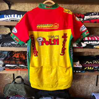 Vintage Team Polti cycle jersey チーム　ポルティー　サイクルジャージ　マクドナルド【yellow】