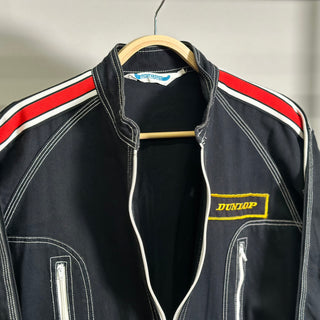 Vintage Dunlop Racing Mechanic Coverall [ Black ] ダンロップ メカニック カバーオール ツナギ