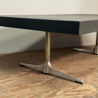 Iron wooden low table ダークグレー アイアンレッグ ウッド ローテーブル