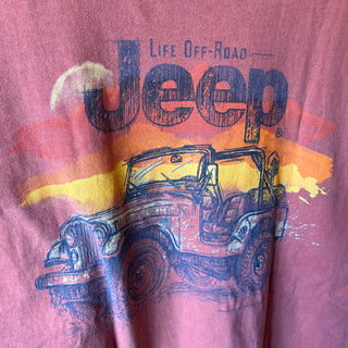Vintage JEEP T-shirt ジープ オレンジ  Tシャツ　【orange】