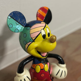 Disney by Britto Mickey Stone Resin Figurine enesco ディズニー バイ ブリット ミッキー ストーンレジン フィギュア