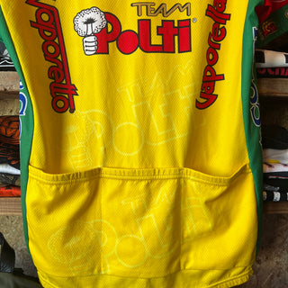 Vintage Team Polti cycle jersey チーム　ポルティー　サイクルジャージ　マクドナルド【yellow】