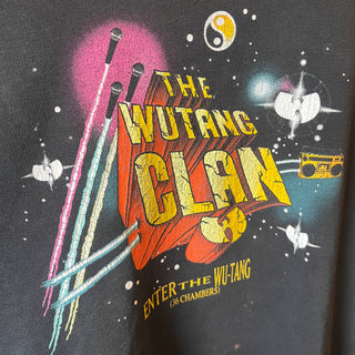 WU-TANG CLAN  SWEAT BLACK ウータン・クラン クルーネック スウェット 黒