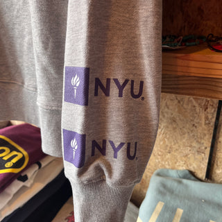 NYU Sweat ニューヨーク大学 クルーネック スウェット  ［ Gray ］