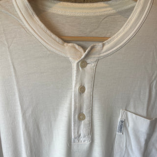 DUNLOP HENRY NECK T-SHIRT ダンロップ　ヘンリーネック Tシャツ 【White】