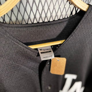 FANATICS Los Angeles Dodgers ロサンゼルス ドジャース セットアップ Baseball Shirt Setup［ BLACK ］