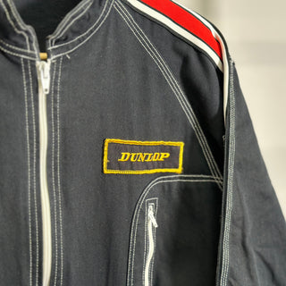 Vintage Dunlop Racing Mechanic Coverall [ Black ] ダンロップ メカニック カバーオール ツナギ