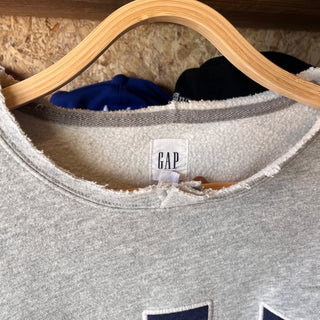 GAP GRAY SWEAT ギャップ グレー リメイク スウェット【REMAKE】