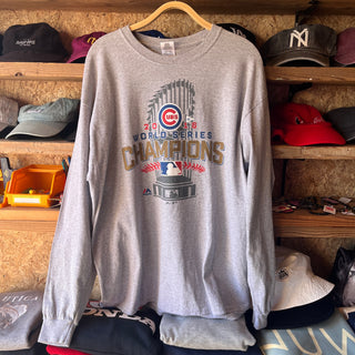 MLB Chicago CUBS 2016 World Series Champions Long Sleeve Tee シカゴ カブス ワールドシリーズ チャンピオン ロンT