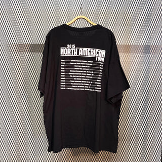 Trans Am トランザム 2015 NORTH AMERICA ツアー ヴィンテージ Tシャツ T-Shirt［ BLACK ］