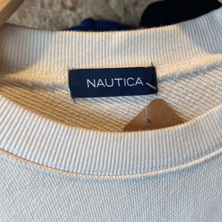 NAUTICA WHITE SWEAT ノーティカ ホワイト 復刻クルーネック スウェット【WHITE】