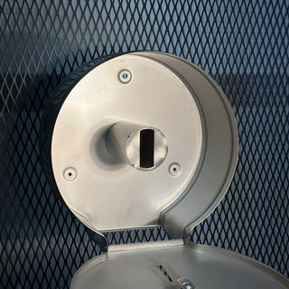 Jumbo Toilet Paper Dispenser Wall Mount Stainless Steel 9 Inch with Lock Key (Brushed) & 2 rolls Jumbo toilet paper set
壁付け アメリカン ジャンボ トイレペーパーホルダー (ブラッシュドシルバー) & ジャンボ トイレペーパー 2ロール セット
