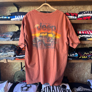 Vintage JEEP T-shirt ジープ オレンジ  Tシャツ　【orange】