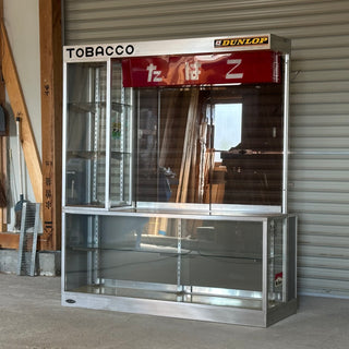 JAPANアンティーク TOBACCO タバコ屋 販売カウンター レトロ 陳列 たばこショーケース