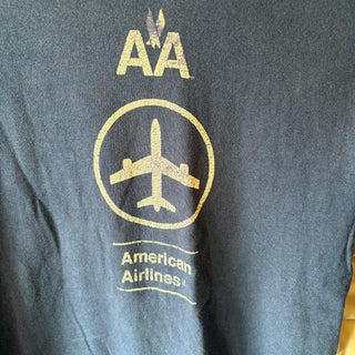 American Airlines T-SHIRTS アメリカンエアライン Tシャツ【NAVY】