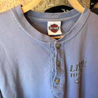 HARLEY DAVIDSON HENRY NECK T-SHIRT ハーレー ダビッドソン ヘンリーネック Tシャツ