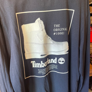Timberland Regular Fit Long Sleeve Tee ティンバーランド レギュラーフィット ロンT ネイビー