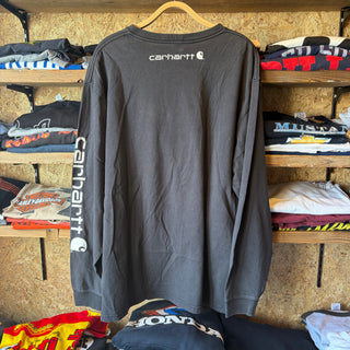 Vintage Carhartt Long Sleeve T-Shirt Black  - Large カーハート ロンT ブラック    Lサイズ
