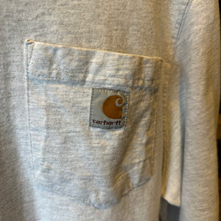 Carhartt Long Sleeve T-Shirt Light Gray - Medium カーハート ロンT ライトグレー Mサイズ