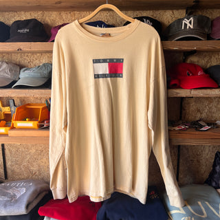 Tommy Hilfiger Ivory Long Sleeve Tee トミー ヒルフィガー ロンT アイボリー