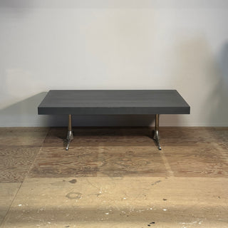 Iron wooden low table ダークグレー アイアンレッグ ウッド ローテーブル