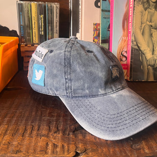 BURBERRY Fuck SNS CAP バーバリー リメイクキャップ【BLUE】