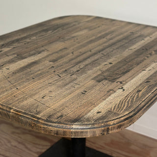 NUW®️ ORIGINAL Aged Ash Wood Single Iron Leg Dining Table - Medium オリジナル シングルレッグ エイジング ウッド ローテーブル - Mサイズ