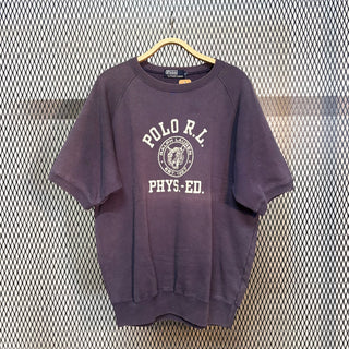 POLO RALPH LAUREN ポロ ラルフローレン 半袖 スエット ビンテージ Tシャツ Sweat T-Shirt［ Navy ］