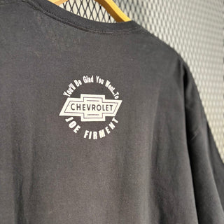 CHEVROLET シボレー ボウタイ エンブレム ビンテージ Tシャツ T-Shirt［ BLACK ］