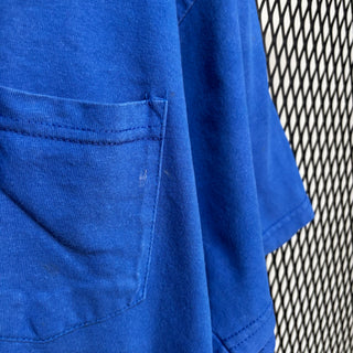 KEY AUTO USA キーオート 企業 ヴィンテージ ポケット Tシャツ T-Shirt［ BLUE ］