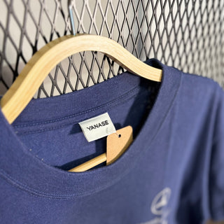 Mercedes Benz AMG メルセデス ベンツ YANASE物 ビンテージ Tシャツ T-Shirt［ NAVY ］