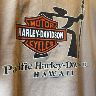HARLEY DAVIDSON ハーレーダビットソン 1999 VINTAGE ビンテージ Tシャツ Official T-Shirt [ BEIGE ]