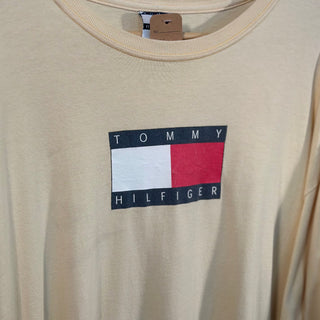 Tommy Hilfiger Ivory Long Sleeve Tee トミー ヒルフィガー ロンT アイボリー