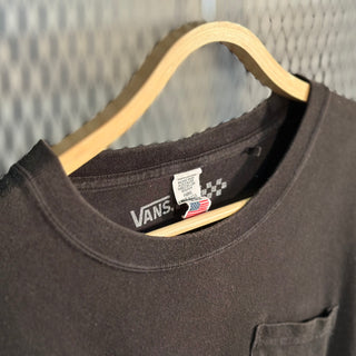 VANS Long Sleeve Tee バンズ ロンT ブラック