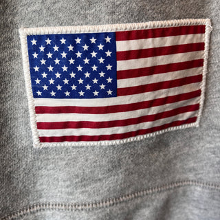 GAP USA PULLOVER PARKA GRAY  ギャップ 星条旗 プルオーバー パーカー グレー【GRAY】