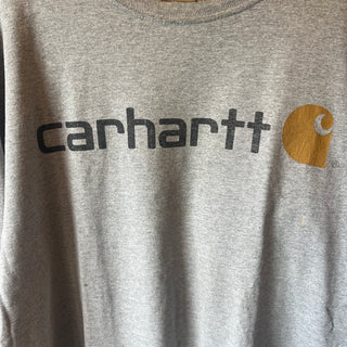 Vintaeg Carhartt Long Sleeve T-Shirt Light Gray - EXTRA Large カーハート ロンT ライトグレー XLサイズ
