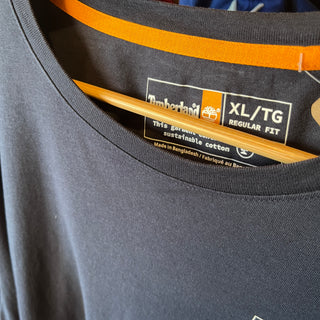 Timberland Regular Fit Long Sleeve Tee ティンバーランド レギュラーフィット ロンT ネイビー