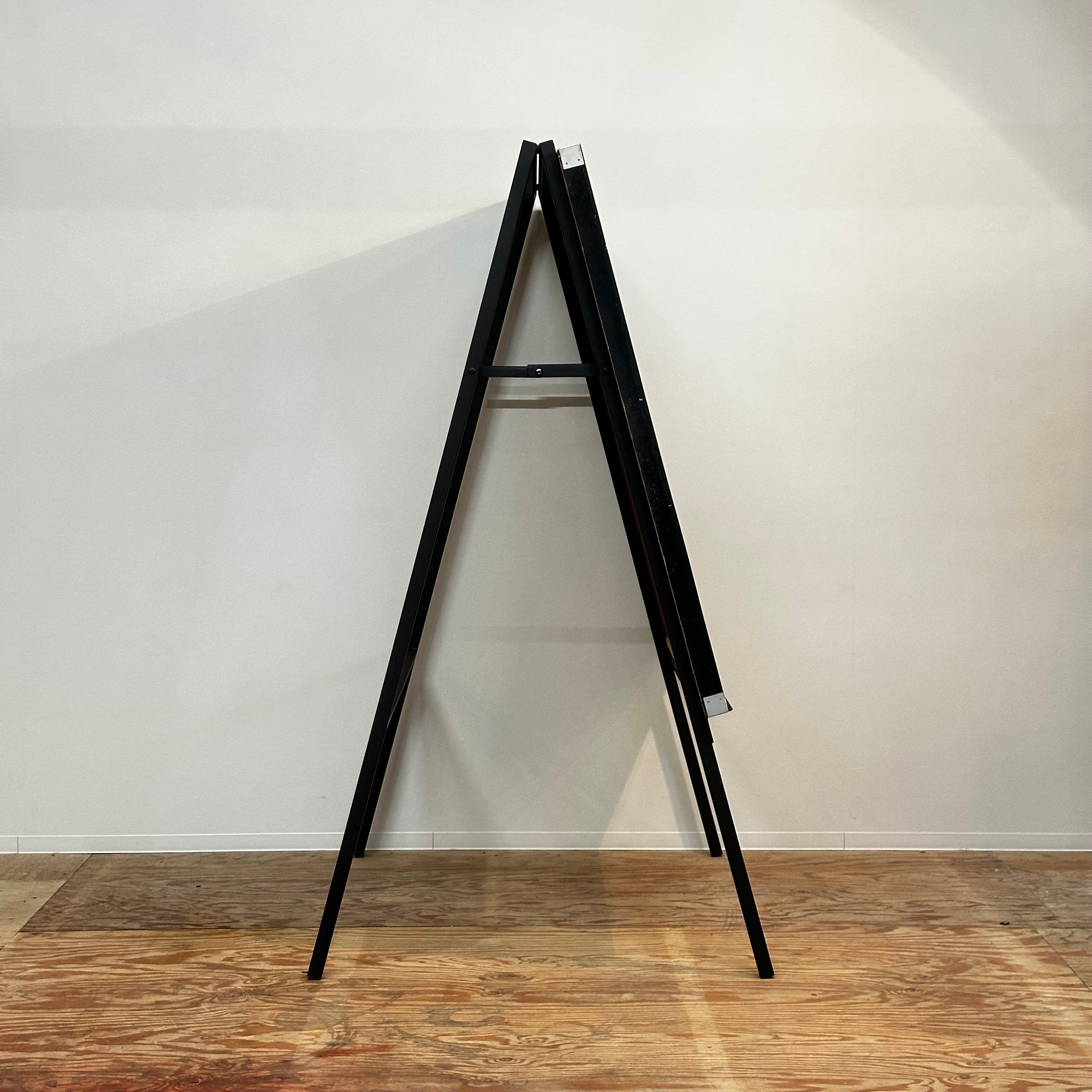 Chalkboard with A flame foldable stand 昭和レトロ 折りたたみ脚式