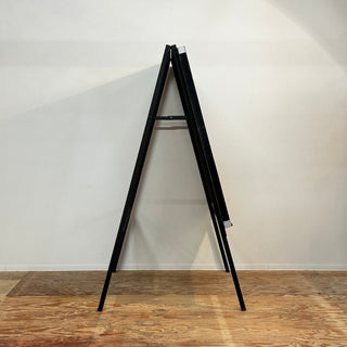 Chalkboard with A flame foldable stand 昭和レトロ 折りたたみ脚式 方眼黒板